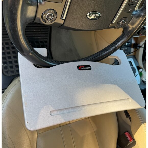 AUTOEXEC The Wheelmate Mobile Tabletop, Car Desk, Steering Wheel Tray, Grey - Picture 10 of 16